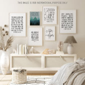 De heer Bless You and Keep you, nummers 6:24-26 Poster