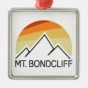 De heer Bondcliff New Hampshire Retro Metalen Ornament