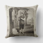 de heer Buckstone als Lancelot Gobbo, Act II Scene Kussen (Achterkant)