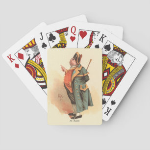 De heer Bumble van Kyd, Charles Dickens' Oliver Tw Pokerkaarten