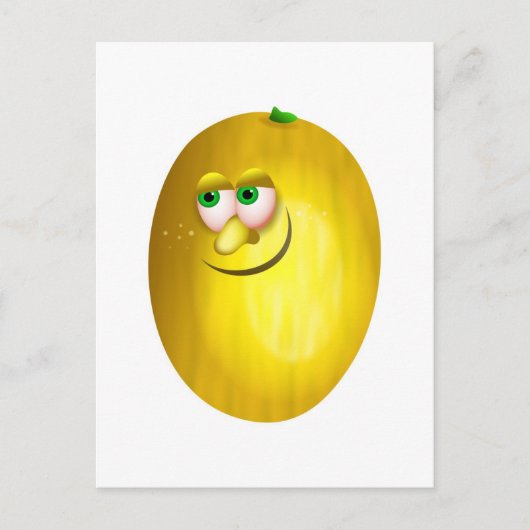 de heer Canary Melon Briefkaart (Voorkant)