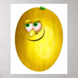 de heer Canary Melon Poster
