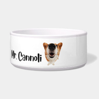 De heer Cannoli - hondengepersonaliseerde kom