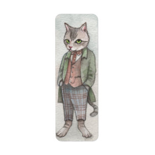 de heer Cat Etiket