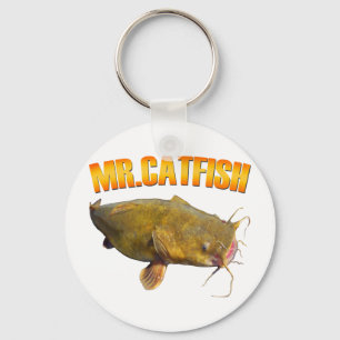 De heer Catfish Fishing Sleutelhanger