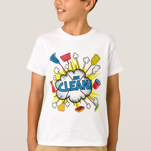 de heer clean t-shirt (Voorkant)