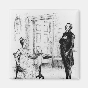 De heer Collins en Elizabeth Magneet