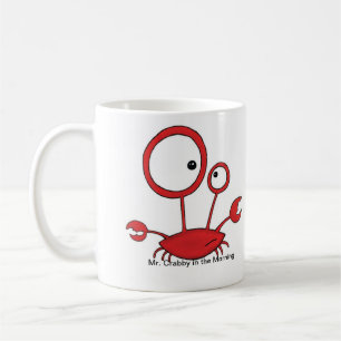 De heer Crabby in de ochtend Koffiemok
