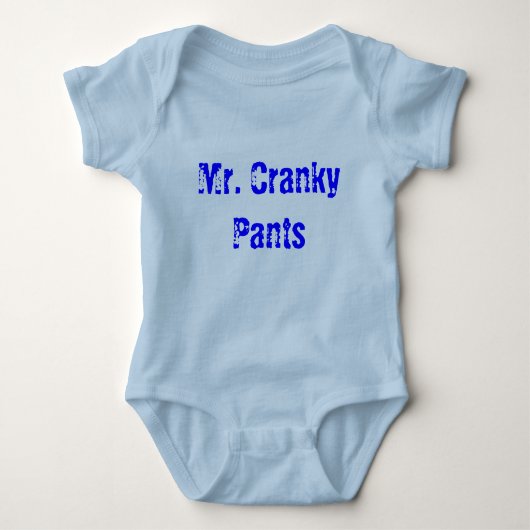 de heer Cranky Pants Romper (Voorkant)