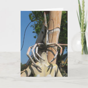 De heer Crustacean AKA Lobster Head ... Boeddhisti Kaart