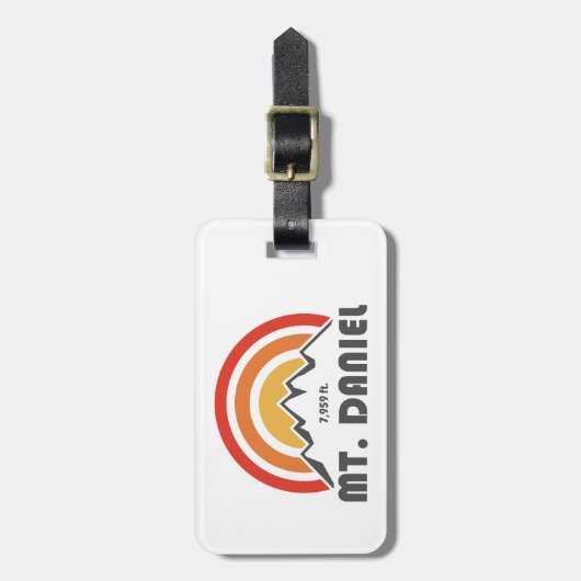 De heer Daniel Washington Bagagelabel (Voorkant verticaal)