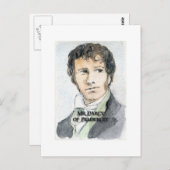 De heer Darcy of Pemberley Briefkaart (Voorkant / Achterkant)