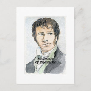 De heer Darcy of Pemberley Briefkaart