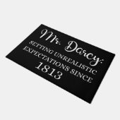 De heer Darcy: onrealistische verwachtingen sinds  Deurmat (Schuin)