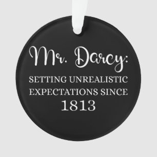 De heer Darcy: onrealistische verwachtingen sinds Ornament