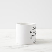 De heer Darcy Quote Jane Austen Espresso Kop (Voorkant)