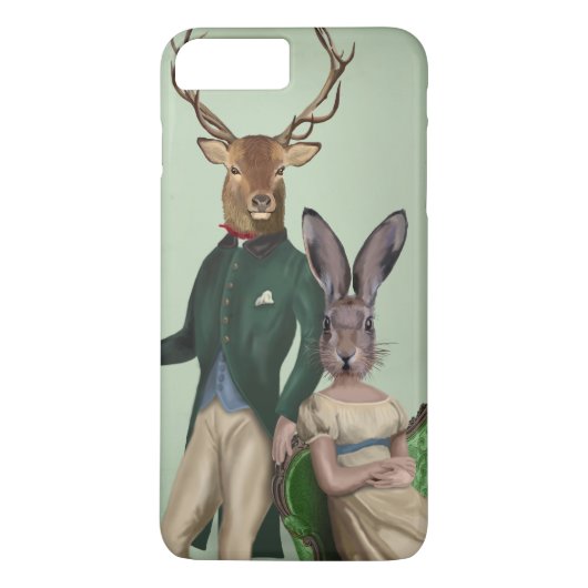 De heer Deer en mevrouw Rabbit 2 Case-Mate iPhone Case (Achterkant)