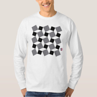 de heer Dun en lang T T-shirt