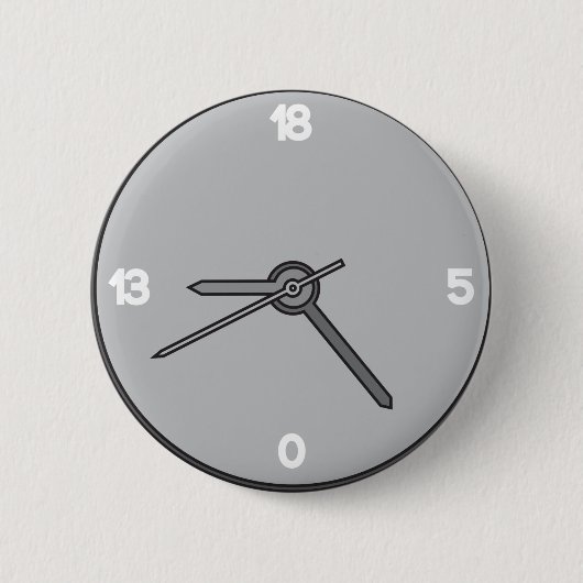 de heer E Clock Button (Voorkant)