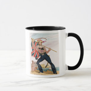 de heer E.F. Saville als "Union Jack Mok