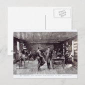 de heer Edison , de vooraanstaande elektricien Briefkaart (Voorkant / Achterkant)