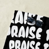 De Heer Emoji verheffen Strandlaken (In situ)