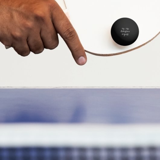 De heer en mevrouw 25th bruiloft trouwdag pingpong pingpongballen (Peddel)