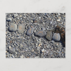 De heer en mevrouw Beach Rocks in Bar Harbour Briefkaart