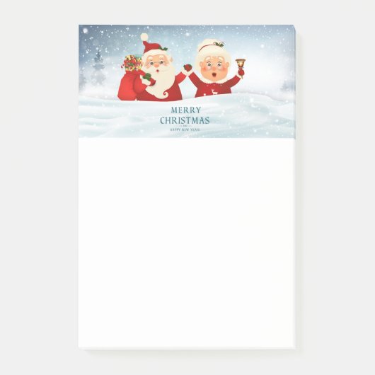De heer en mevrouw Claus Post-it® Notes (Voorkant)