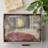 De heer en mevrouw Clause Schattigee Kerstmis Tissuepapier (Geschenk)