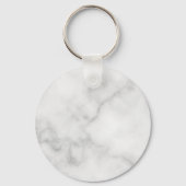De heer en mevrouw | Elegant Marble Modern Script  Sleutelhanger (Achterkant)