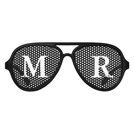 De heer en mevrouw | elegant modern echtpaar aviator zonnebril (Voorkant)