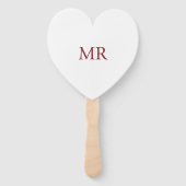 de heer en mevrouw fans/peddels Hand Fan Handwaaier (Voorkant)