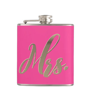 De heer en mevrouw Flask stelden de Heup Wedding F Heupfles