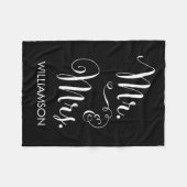 De heer en mevrouw Fleece Blanket (Voorkant (Horizontaal))