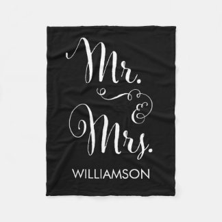 De heer en mevrouw Fleece Blanket Deken