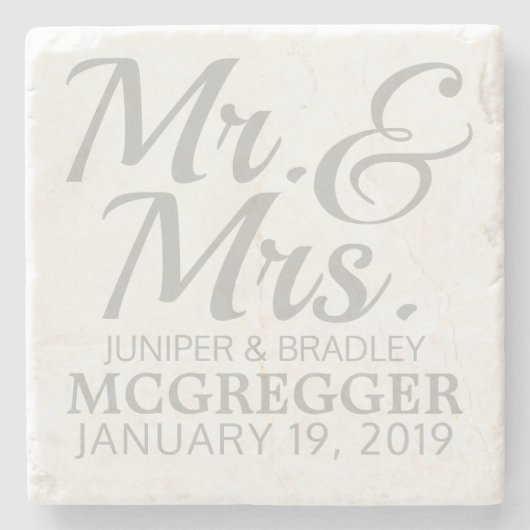 De heer en mevrouw Onderzetters (Voorkant)