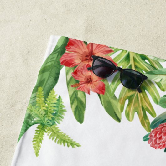 de heer en mevrouw Passen getrouwd of Jubileum Gif Strandlaken (In situ)