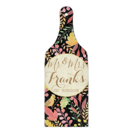 De heer en mevrouw Personalized Autumn Cutting Boa Snijplank