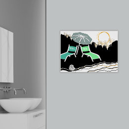 de heer en mevrouw Turquoise hebben in het Poster