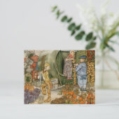 de heer en mevrouw Vinegar en het Engelse verhaal Briefkaart (Staand voorkant)