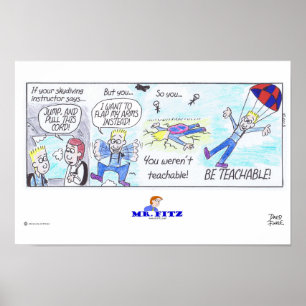 de heer Fitz: Wees leerbaar 2 - Skydiving! Poster