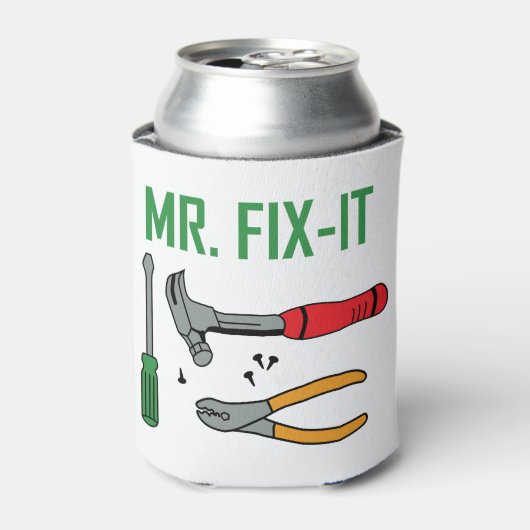de heer Fix it Blikjeskoeler (Blikje Voorkant)
