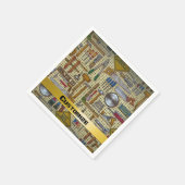 de heer Fix it Handyman Tools Napkins Servetten (Hoek)