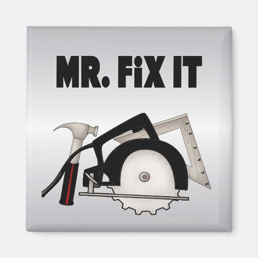 de heer Fix it Magneet (Voorkant)
