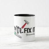 de heer Fix it Mok (Midden)