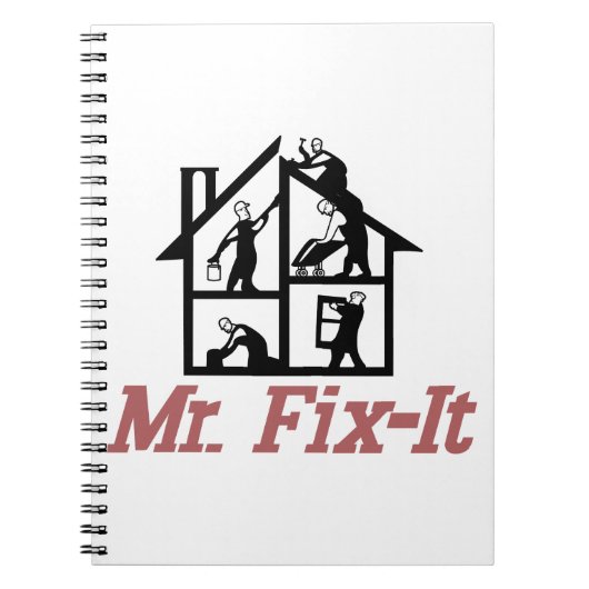 de heer Fix-it Notitieboek (Voorkant)