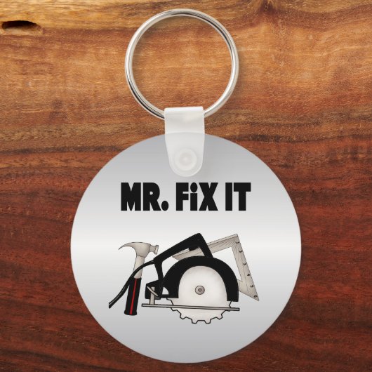 de heer Fix it Sleutelhanger (Voorkant)