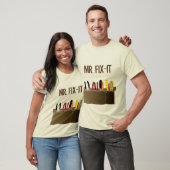 de heer Fix-it, Toolbelt en Tools, T-shirt (Unisex)