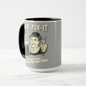 de heer Fixit: Na deze bier Mok (Voorkant links)